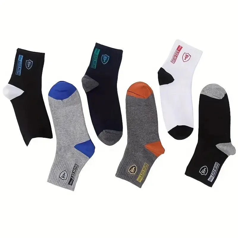 5/10 Pairs Breathable Men Casual Socks Trendy Versatile Autumn Winter